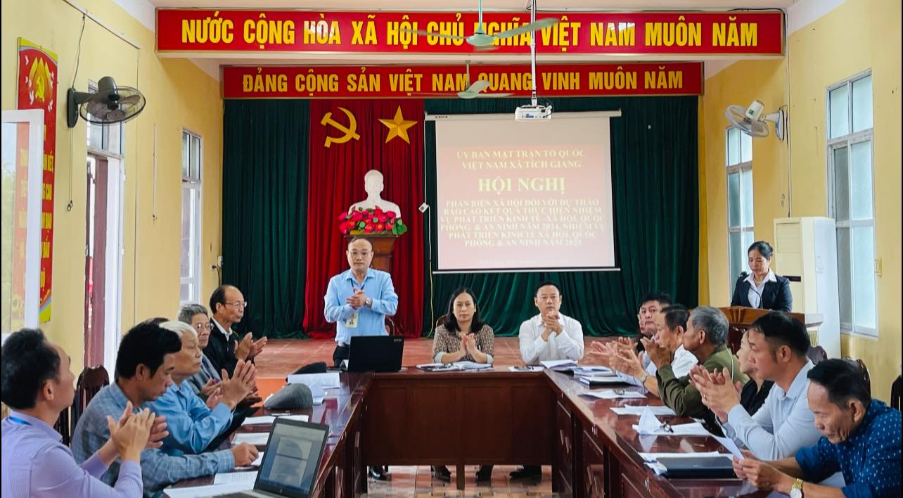 Hội nghị phản biện xã hội đối với dự thảo báo cáo kết quả thực hiện nhiệm vụ phát triển kinh tế - xã hội, quốc phòng, an ninh năm 2024, phương hướng nhiệm vụ trọng tâm năm 2025.